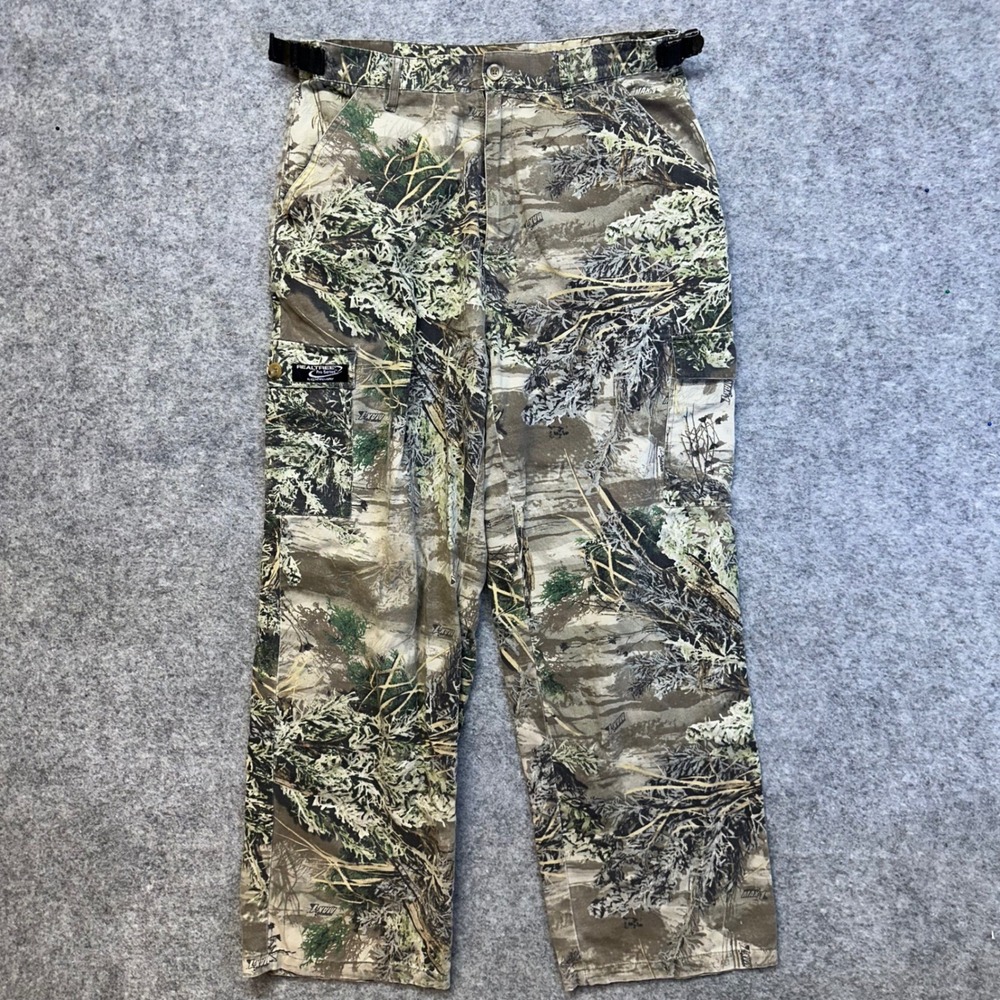 Realtree Pro-Series Cargo Pants Mens L Camo Advantage Max-1 Tactical